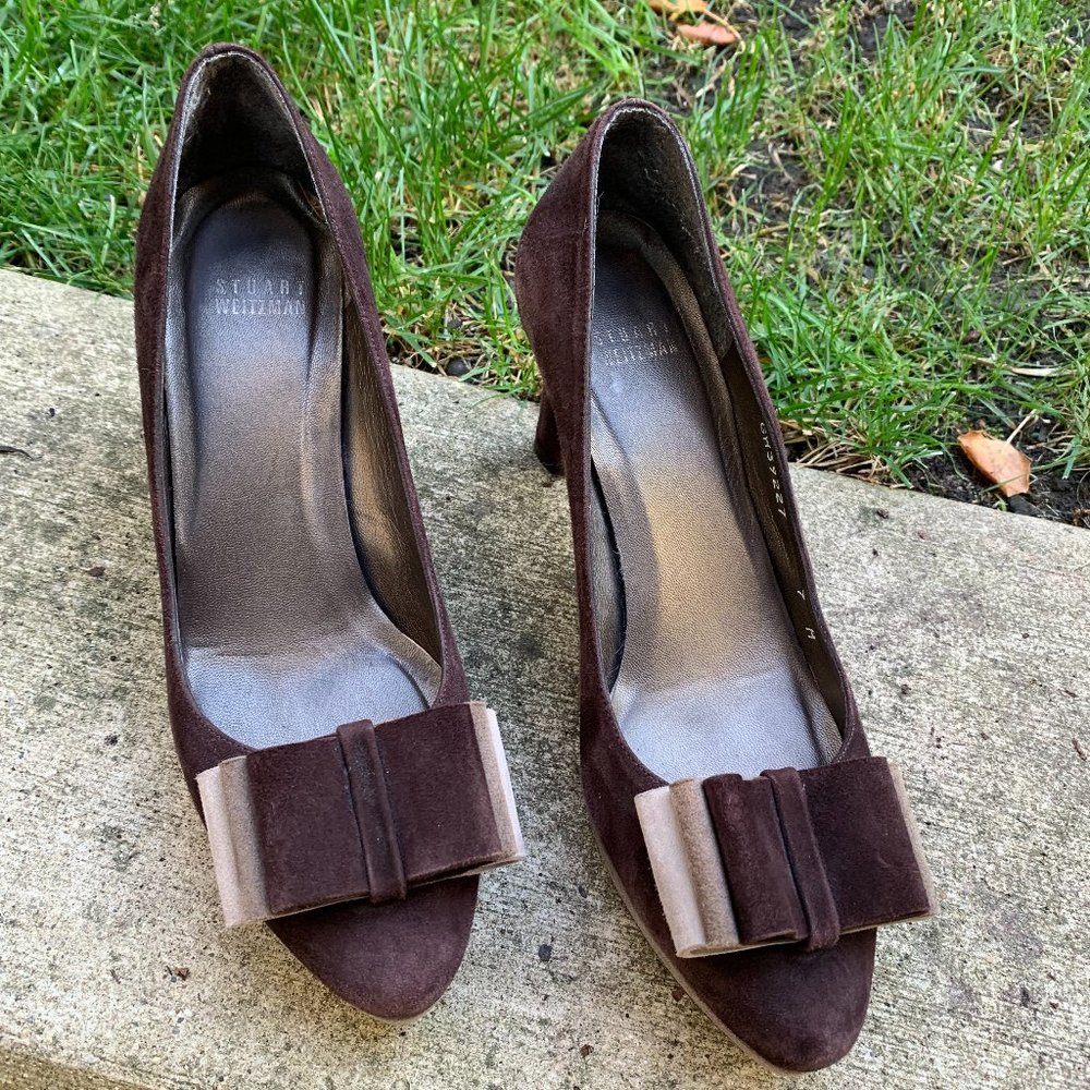 Stuart Weitzman 7B Brown Suede